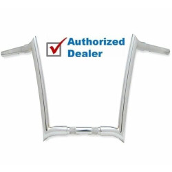PartzBiz HD ACM - OEMB125-16 C - Paul Yaffe Chrome 16” OEM Monkey Bar Apes Handlebars Harley Road Glide Road King