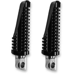 PartzBiz HD B13-1003B - Burly Black Aluminum CNC Havoc Foot Pegs Harley Softail Sportster Dyna Touring