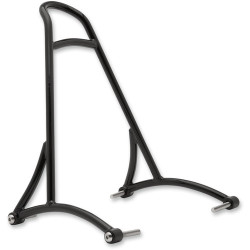 PartzBiz HD B13-1502B - Burly Black Short Sissy Bar Backrest Harley Sportster XL 1994-2003 883 1200
