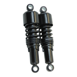 PartzBiz HD B28-1200B - Burly Black 10.5” Slammer Lowering Shocks Pair 88-2003 Harley Sportster 883 1200