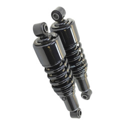 PartzBiz HD B28-1202B - Burly Brand Black 10.5” Slammer Lowering Rear Shocks Pair 1991-2017 Harley Dyna PartzBiz HD B28-1202B - Burly Brand Black 10.5” Slammer Lowering Rear Shocks Pair 1991-2017 Harley Dyna