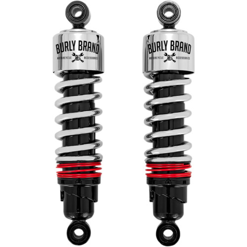 PartzBiz HD: 4421612-Burly Brand B28-1204 Chrome 11.5" Slammer Plus Lowering Shocks Harley FLH 80-Up 1310-1965 13101965 FLH FLT FLHT FLHX FLTR electra road street glide king tour best for performance install bolt on PartzBiz HD: 4421612-Burly Brand B28-1204 Chrome 11.5" Slammer Plus Lowering Shocks Harley FLH 80-Up 1310-1965 13101965 FLH FLT FLHT FLHX FLTR electra road street glide king tour best for performance install bolt on
