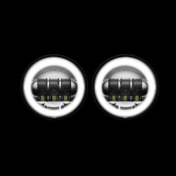 PartzBiz HD CD-45-Y - 4 1/2 in. Passing Lamps