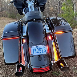 PartzBiz HD CD-FASCIA-HD-RB - Black Fascia Led Light Panels w/Red Lens PartzBiz HD CD-FASCIA-HD-RB - Black Fascia Led Light Panels w/Red Lens