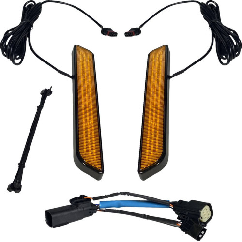 PartzBiz HD: -Custom Dynamics LEDส้อมด้านหน้าLightz Amberเลนส์สีดำUniversal 12V CD-FORK-UNV-AC 2040-2664 20402664 รถจักรยานยนต์Cafe Bobber Project Honda Yamaha KAWASAKI Suzuki electra Road Street Glide King Tri Trike Touringที่ดีที่สุดสำหรับซื้อ PartzBiz HD: -Custom Dynamics LEDส้อมด้านหน้าLightz Amberเลนส์สีดำUniversal 12V CD-FORK-UNV-AC 2040-2664 20402664 รถจักรยานยนต์Cafe Bobber Project Honda Yamaha KAWASAKI Suzuki electra Road Street Glide King Tri Trike Touringที่ดีที่สุดสำหรับซื้อ