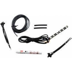 PartzBiz HD CD-IND-WB-AMBER - Amber MagicFlex 2 LED War Bonnet Kit for Indian