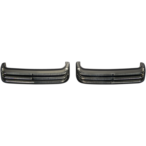 PartzBiz HD: -Custom Dynamics BAGZ Low Profile Smoke Lens LED Saddle Bag Lights 10-13 FLHX 2040-2362 20402362 custom best light for 2009-2019 FLTCU FLHX FLHR FLTR FLHT fltrx ProBeam 