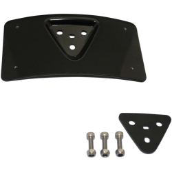 PartzBiz HD CD-PFM-C - Chrome Radius License Plate Mount