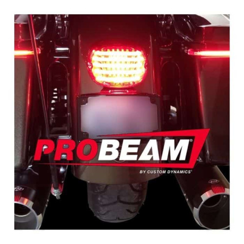 PartzBiz HD: -Custom Dynamics Low Profile LED Taillight Red Lens w/o Plate Window Harley 99-20 PartzBiz HD: -Custom Dynamics Low Profile LED Taillight Red Lens w/o Plate Window Harley 99-20