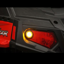 PartzBiz HD CD-UTV-TS-KIT - Custom Dynamics CD-UTV-TS-KIT Black Amber 4 pcs LED Turn Signal Kit For 12V UTV | CD-UTV-TS-KIT