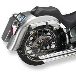 PartzBiz HD CV7219 - Cycle Visions Hard Bagger Tail Saddlebag Mounts Harley Softail 18+ FLSL FXBB M8