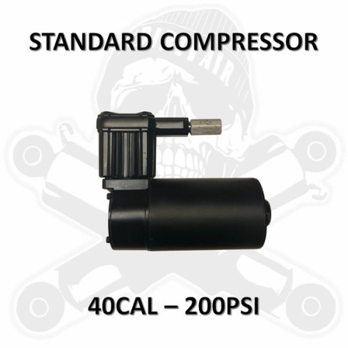 PartzBiz HD: 3491451-Dirty Air Standard Compressor El Grande Stealth 12V 40cal 200psi Harley Touring