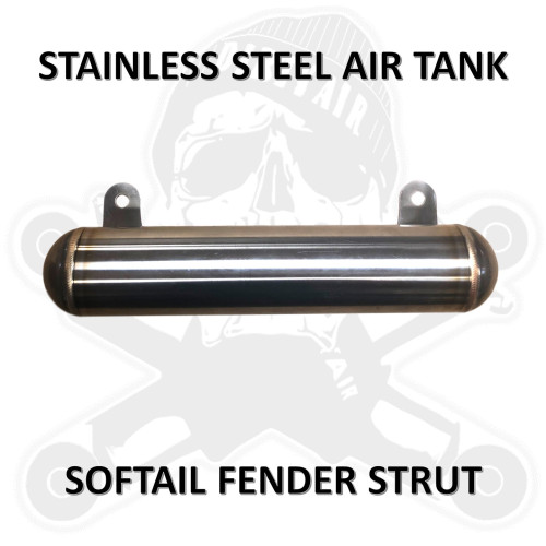 PartzBiz HD: 3491443-Dirty Air Softail Fender Strut Stainless Steel Tank Rear Harley Softail