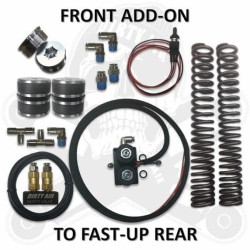 PartzBiz HD DA-FRTAONEW - Dirty Air Front Add-On Fast-Up Rear Air Ride Shock Suspension Kit Harley Touring PartzBiz HD DA-FRTAONEW - Dirty Air Front Add-On Fast-Up Rear Air Ride Shock Suspension Kit Harley Touring