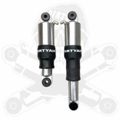 PartzBiz HD DA-HDSW01RAW - Dirty Air Raw Rear Aluminum Air Ride Shocks Suspension Pair Kit Harley Dyna 91+ PartzBiz HD DA-HDSW01RAW - Dirty Air Raw Rear Aluminum Air Ride Shocks Suspension Pair Kit Harley Dyna 91+