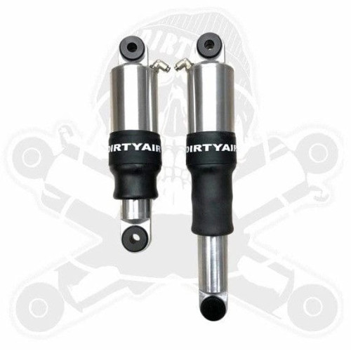 PartzBiz HD: 3450042-Dirty Air Raw Rear Aluminum Air Ride Shocks Suspension Pair Kit Harley Dyna 91+ PartzBiz HD: 3450042-Dirty Air Raw Rear Aluminum Air Ride Shocks Suspension Pair Kit Harley Dyna 91+