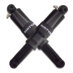 PartzBiz HD DA-HTRS01AVRODB - Dirty Air Black Rear Aluminum Air Ride Shocks Suspension Pair Harley V-Rod 01-2019 PartzBiz HD DA-HTRS01AVRODB - Dirty Air Black Rear Aluminum Air Ride Shocks Suspension Pair Harley V-Rod 01-2019
