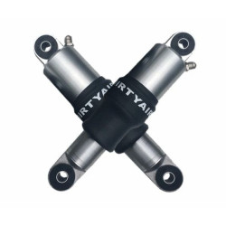 PartzBiz HD DA-HXLRAS-RAW - Dirty Air Raw Rear Aluminum Air Ride Shocks Suspension Pair Harley Sportster XL PartzBiz HD DA-HXLRAS-RAW - Dirty Air Raw Rear Aluminum Air Ride Shocks Suspension Pair Harley Sportster XL