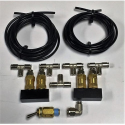 PartzBiz HD DA-SVKFR-VU4 - Dirty Air Safety Valve Kit Front Rear Vent Switch Drain 8-Valve System Harley PartzBiz HD DA-SVKFR-VU4 - Dirty Air Safety Valve Kit Front Rear Vent Switch Drain 8-Valve System Harley