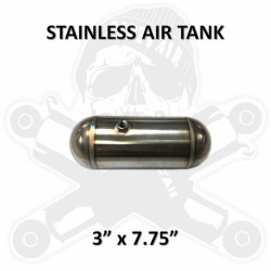 PartzBiz HD DA-T3775C - Dirty Air Grande Stainless Steel Tank Rear Custom 3 x 7.75” Harley Touring PartzBiz HD DA-T3775C - Dirty Air Grande Stainless Steel Tank Rear Custom 3 x 7.75” Harley Touring