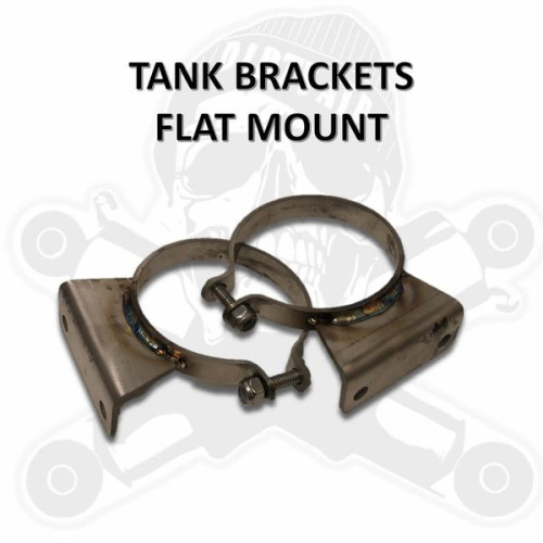 PartzBiz HD: 3491500-Dirty Air Flat Mount Tank Brackets Pair Raw Steel 2.5” 3” Tanks Harley Touring PartzBiz HD: 3491500-Dirty Air Flat Mount Tank Brackets Pair Raw Steel 2.5” 3” Tanks Harley Touring