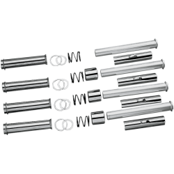 PartzBiz HD DS-193760 - Drag Pushrod Tube Kit Package Chrome Harley Big Twin 66-79 Shovelhead PartzBiz HD DS-193760 - Drag Pushrod Tube Kit Package Chrome Harley Big Twin 66-79 Shovelhead