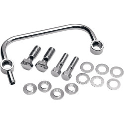 PartzBiz HD DS-289620 - Drag Specialties Chrome Crankcase Breather Kit Harley Big Twin Air Cleaner PartzBiz HD DS-289620 - Drag Specialties Chrome Crankcase Breather Kit Harley Big Twin Air Cleaner