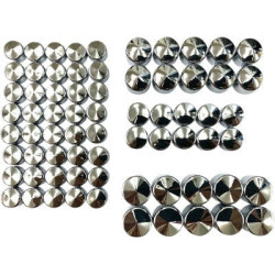 PartzBiz HD DS24010709 - Drag Black Standard Engine Trans Primary Bolt Cover Kit Harley Softail 07-10 | 2401-0709