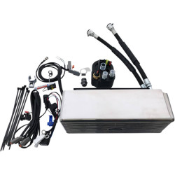PartzBiz HD DY-1SS - New 3.0 Chrome Ultracool The Reefer Oil Cooler Fan Cooling System Harley Dyna PartzBiz HD DY-1SS - New 3.0 Chrome Ultracool The Reefer Oil Cooler Fan Cooling System Harley Dyna