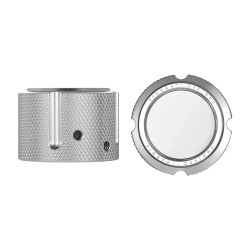 PartzBiz HD FD60-FAC-SS - Figurati Smooth Front Axle Cover Stainless Kit 25mm Harley Big Twin XL XG 07+ PartzBiz HD FD60-FAC-SS - Figurati Smooth Front Axle Cover Stainless Kit 25mm Harley Big Twin XL XG 07+