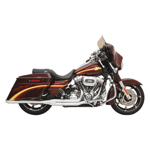 PartzBiz HD: 3443082-Bassani Road Rage Chrome 2 Into 1 ท่อไอเสีย Harley Touring Bagger 2010-2016 PartzBiz HD: 3443082-Bassani Road Rage Chrome 2 Into 1 ท่อไอเสีย Harley Touring Bagger 2010-2016