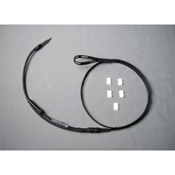 PartzBiz HD FPA-HCFM-P - J&M Flexpower Passive AM/FM/WB In-Fairing Radio Antenna 1989-2013 Bagger Touring