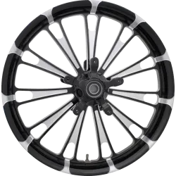 PartzBiz HD FUL-213-BC-ABST - Coastal Moto Fuel Front Wheel Rim Black Cut 21 x 3.25” DD ABS Harley Touring 08+ PartzBiz HD FUL-213-BC-ABST - Coastal Moto Fuel Front Wheel Rim Black Cut 21 x 3.25” DD ABS Harley Touring 08+