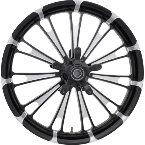 PartzBiz HD: 3490324-Coastal Moto Fuel Front Wheel Rim Black Cut 21 x 3.25” DD ABS Harley Touring 08+