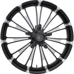 PartzBiz HD FUL-233-BC-ABST - Coastal Moto Fuel Front Wheel Rim Black Cut 23 x 3.75” DD ABS Harley Touring 08+ PartzBiz HD FUL-233-BC-ABST - Coastal Moto Fuel Front Wheel Rim Black Cut 23 x 3.75” DD ABS Harley Touring 08+