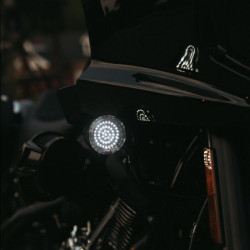 PartzBiz HD GEN-4-AW-1157 - Custom Dynamics Genesis 4 Amber White LED Turn Signal Bullet Inserts 1157 Harley light replacement upgrade touring softail