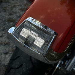 PartzBiz HD GEN-FT-A - Custom Dynamics LED Amber Front Fender Tip Light for Harley FL Models