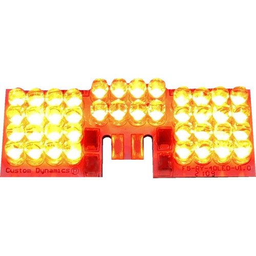 PartzBiz HD: -Custom Dynamics LED Red Rear Fender Tip Running Light for Harley FL Models - GEN-FT-R-RUN