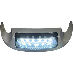 PartzBiz HD GEN-FT-WS - Custom Dynamics Front Fender Smoke Lens White LED Tip สำหรับปี 14 และใหม่กว่า HD Touring GEN-FT-WS GEN-FT-LED-S PartzBiz HD GEN-FT-WS - Custom Dynamics Front Fender Smoke Lens White LED Tip สำหรับปี 14 และใหม่กว่า HD Touring GEN-FT-WS GEN-FT-LED-S