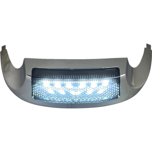 PartzBiz HD: -Custom Dynamics Front Fender Smoke Lens White LED Tip for '14 and Newer HD Touring GEN-FT-WS GEN-FT-LED-S