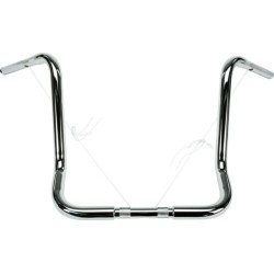 PartzBiz HD H31-0240S-18 - Hard Drive Chrome 1.25” Bagger 18” Apes Apehanger Handlebars Touring Harley 96Up PartzBiz HD H31-0240S-18 - Hard Drive Chrome 1.25” Bagger 18” Apes Apehanger Handlebars Touring Harley 96Up