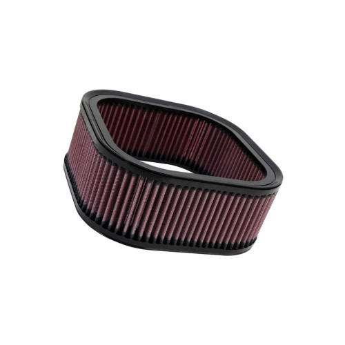 PartzBiz HD: 3491997-K&N เครื่องกรองอากาศไหลสูงผ้าฝ้ายล้างทำความสะอาดได้ Square OE Harley V-Rod 02-12