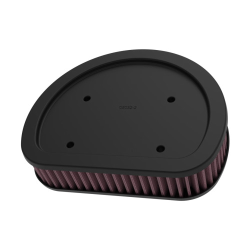 PartzBiz HD: 3492050-K&N เครื่องกรองอากาศไหลสูงผ้าฝ้ายล้างทำความสะอาดได้ OE Harley Touring Bagger 99-01