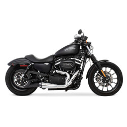 PartzBiz HD HD00559 - Freedom Performance Chrome Combat 2-1 Shorty Pipes Exhaust System Harley 04+ XL PartzBiz HD HD00559 - Freedom Performance Chrome Combat 2-1 Shorty Pipes Exhaust System Harley 04+ XL