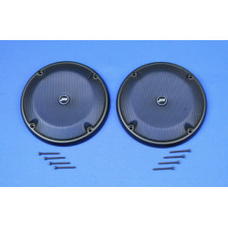 PartzBiz HD HGRL-TP14 - J&M Rear Trunk Pack Pod Speaker Grill Set 2014-2020 Harley FLHTCU FLHTKL