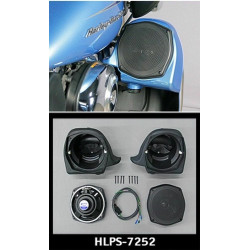 PartzBiz HD HLPS-7252 - J&M Rokker XRP 6.58” Vented Lower Fairing Speaker Kit Speakers Harley Touring