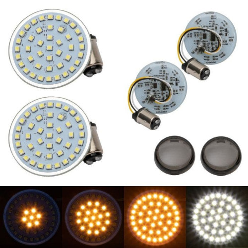 PartzBiz HD: 3487544-Hogworkz Sequentialz ไฟเลี้ยว LED ด้านหน้า 2‚” 1157 เลนส์ Bullet Harley HD PartzBiz HD: 3487544-Hogworkz Sequentialz ไฟเลี้ยว LED ด้านหน้า 2‚” 1157 เลนส์ Bullet Harley HD