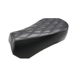 PartzBiz HD I18-33-012LS - Saddlemen Renegade Pillion ตะเข็บ Black Lattice Retro 18-19 Indian Scout Bobber