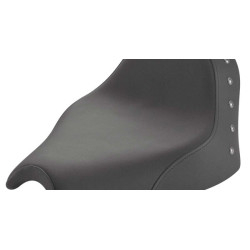 PartzBiz HD I21-04-001 - Saddlemen Black Renegade Solo Seat Smooth Studded 22+ Indian Chief Dark Horse