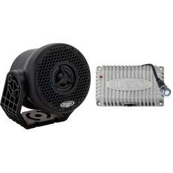 PartzBiz HD JAHD440BT - Jensen Power Sports Waterproof 160W 4-Channel Bluetooth Amplifier Harley Silver PartzBiz HD JAHD440BT - Jensen Power Sports Waterproof 160W 4-Channel Bluetooth Amplifier Harley Silver